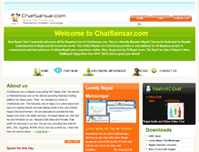 Tablet Screenshot of chatsansar.com